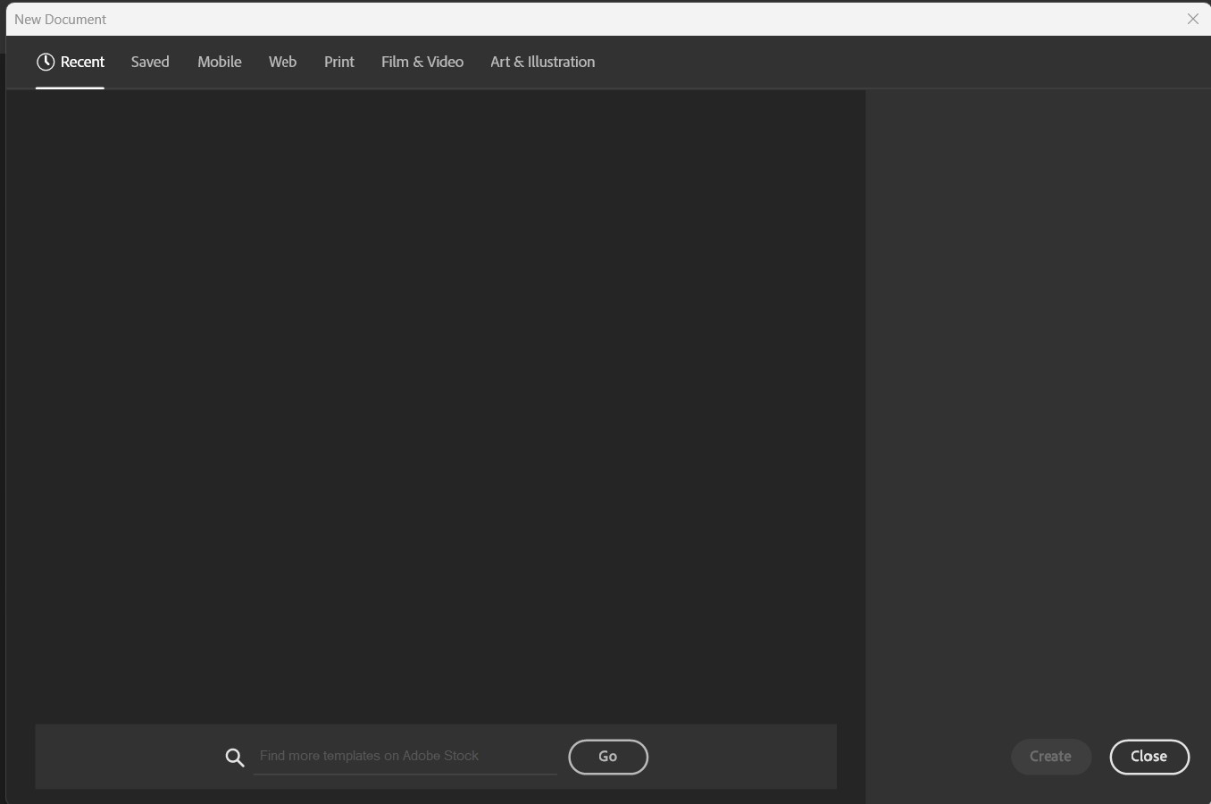 Illustrator wont let me create a new file Adobe Community 13782100